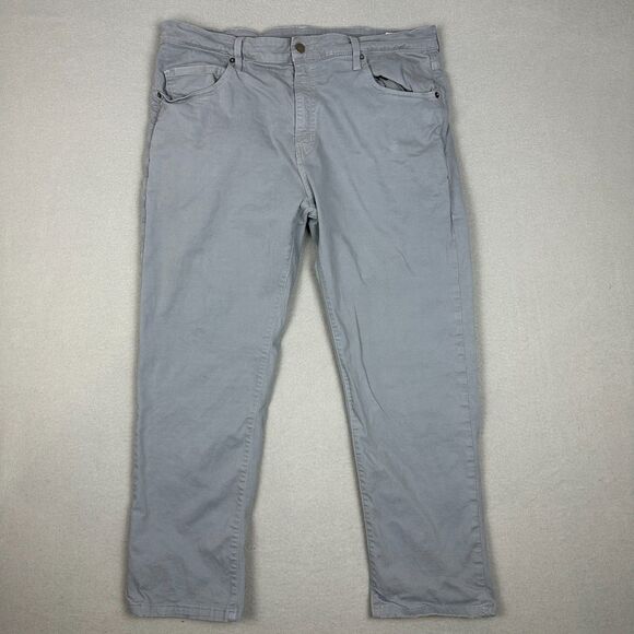 Aviator Mens Size 36 Best Travel Jeans Steel Grey Tailored Fit Brushed Twill USA - Picture 1 of 9
